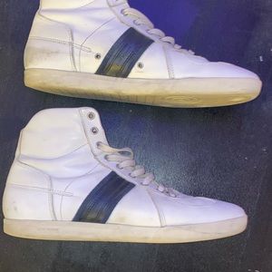 Christian Dior Homme High Top Sneakers in white